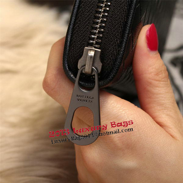 Bottega Veneta Intrecciato Nappa Zip Around Wallets 114073 Black Bottega Veneta Intrecciato Nappa Zip Around Wallets 114073 Black