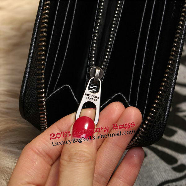 Bottega Veneta Intrecciato Nappa Zip Around Wallets 114073 Black Bottega Veneta Intrecciato Nappa Zip Around Wallets 114073 Black