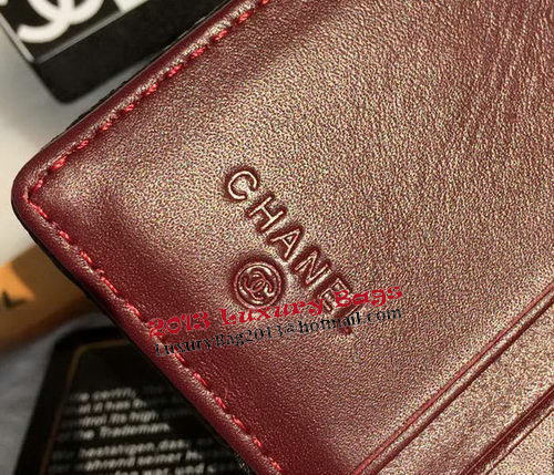Chanel Matelasse Bi-Fold Wallet Cannage Patterns A48980 Black Chanel Matelasse Bi-Fold Wallet Cannage Patterns A48980 Black