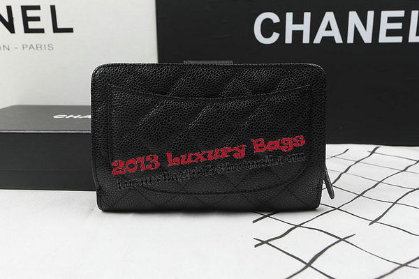 Chanel Matelasse Bi-Fold Wallet Black Original Cannage Pattern A48667 Gold Chanel Matelasse Bi-Fold Wallet Black Original Cannage Pattern A48667 Gold