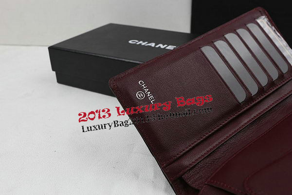 Chanel Tri-Fold Wallet Black Original Sheppskin A31506 Silver Chanel Tri-Fold Wallet Black Original Sheppskin A31506 Silver