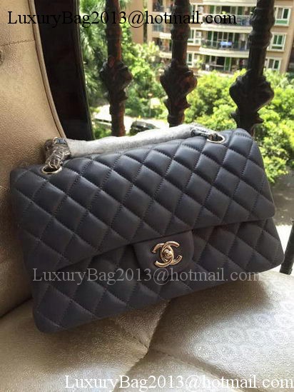 Chanel 2.55 Series Flap Bag Grey Original Leather A01112 Silver Chanel 2.55 Series Flap Bag Grey Original Leather A01112 Silver