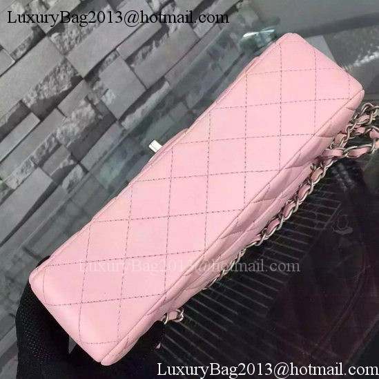 Chanel 2.55 Series Flap Bag Pink Sheepskin Leather A06375 Silver Chanel 2.55 Series Flap Bag Pink Sheepskin Leather A06375 Silver