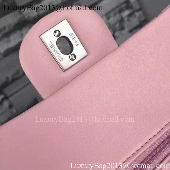 Chanel 2.55 Series Flap Bag Pink Sheepskin Leather A06375 Silver Chanel 2.55 Series Flap Bag Pink Sheepskin Leather A06375 Silver