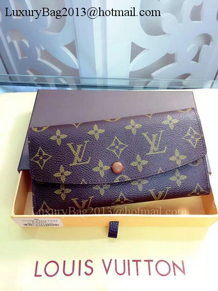 Louis Vuitton Monogram Canvas Emilie Wallet Rouge M60136 Brown Louis Vuitton Monogram Canvas Emilie Wallet Rouge M60136 Brown