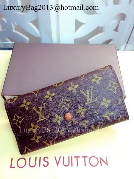 Louis Vuitton Monogram Canvas Emilie Wallet Rouge M60136 Brown Louis Vuitton Monogram Canvas Emilie Wallet Rouge M60136 Brown