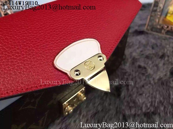 Louis Vuitton Monogram Canvas PALLAS WALLET M58414 Red Louis Vuitton Monogram Canvas PALLAS WALLET M58414 Red