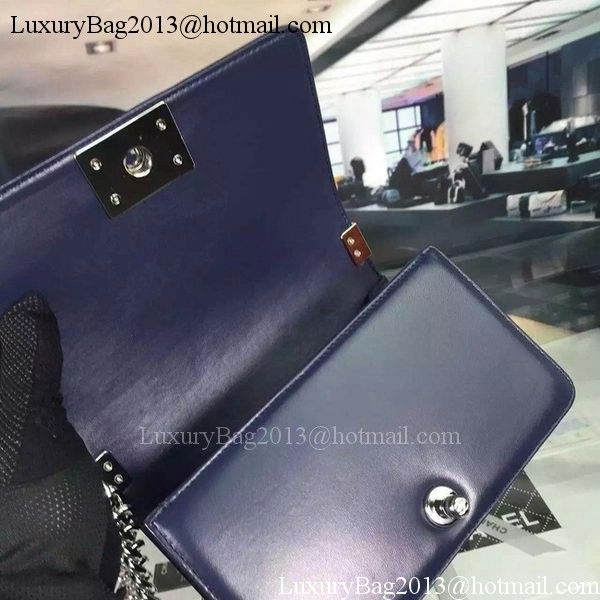 Boy Chanel mini Flap Bag Original Chevron Nubuck Leather A5707 Royal Boy Chanel mini Flap Bag Original Chevron Nubuck Leather A5707 Royal