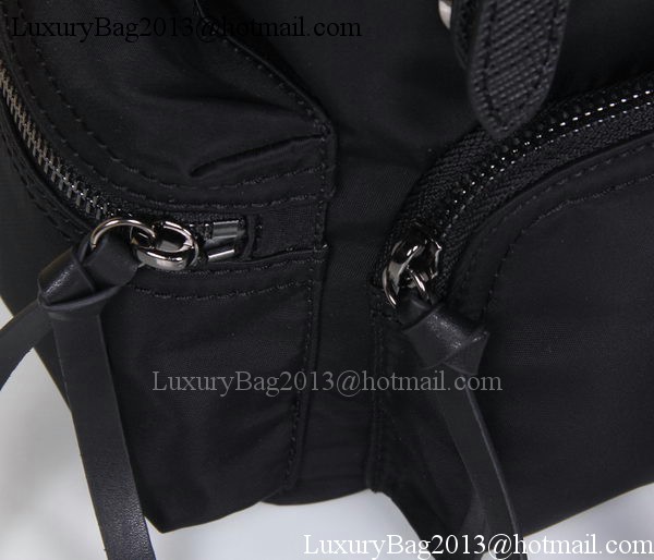 Burberry Backpack Fabric BU40166 Black Burberry Backpack Fabric BU40166 Black