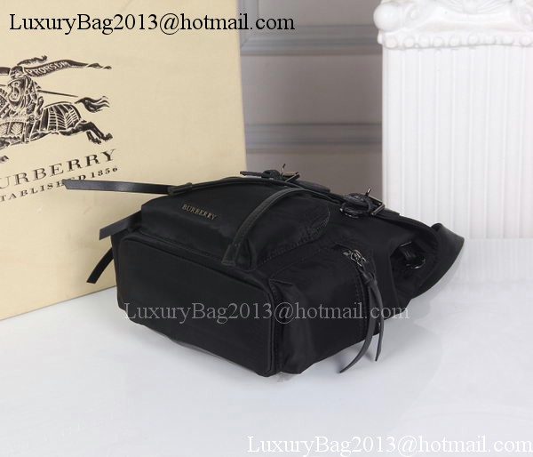 Burberry Backpack Fabric BU40166 Black Burberry Backpack Fabric BU40166 Black