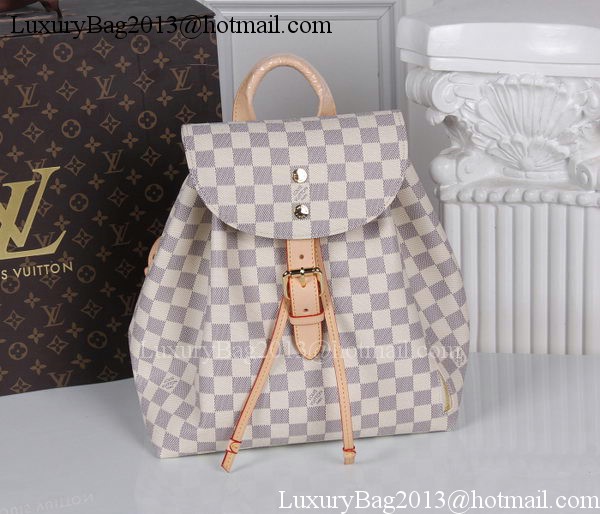 Louis Vuitton Damier Azur Canvas SPERONE Backpack N41578 Louis Vuitton Damier Azur Canvas SPERONE Backpack N41578
