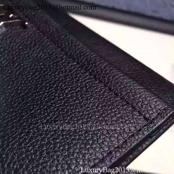 Louis Vuitton LOCKME II Wallet M62350 Black Louis Vuitton LOCKME II Wallet M62350 Black