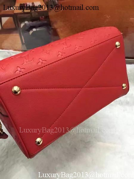 Louis Vuitton Monogram Empreinte Speedy 30 Bag M40762 Red Louis Vuitton Monogram Empreinte Speedy 30 Bag M40762 Red