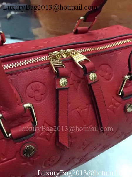 Louis Vuitton Monogram Empreinte Speedy 30 Bag M40762 Red Louis Vuitton Monogram Empreinte Speedy 30 Bag M40762 Red