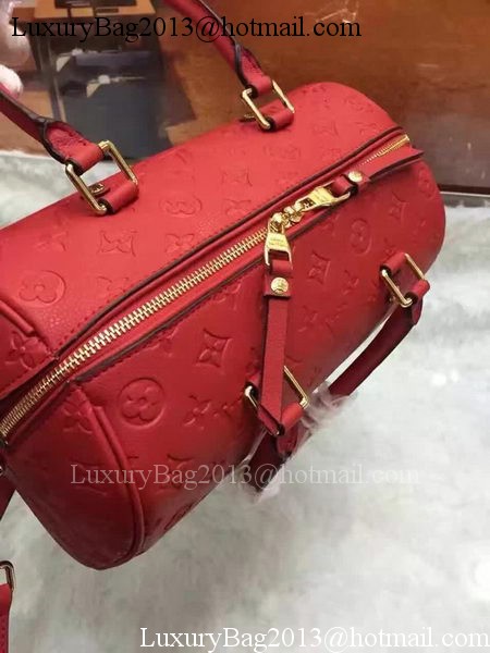 Louis Vuitton Monogram Empreinte Speedy 30 Bag M40762 Red Louis Vuitton Monogram Empreinte Speedy 30 Bag M40762 Red