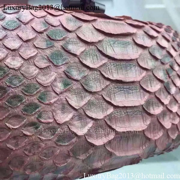 Bottega Veneta Snake Leather Knot Clutch BV8653 Pink Bottega Veneta Snake Leather Knot Clutch BV8653 Pink