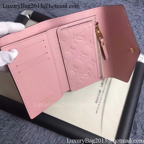 Louis Vuitton Monogram Empreinte COMPACT CURIEUSE WALLET M60568 Pink Louis Vuitton Monogram Empreinte COMPACT CURIEUSE WALLET M60568 Pink