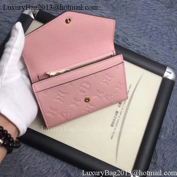 Louis Vuitton Monogram Empreinte COMPACT CURIEUSE WALLET M60568 Pink Louis Vuitton Monogram Empreinte COMPACT CURIEUSE WALLET M60568 Pink