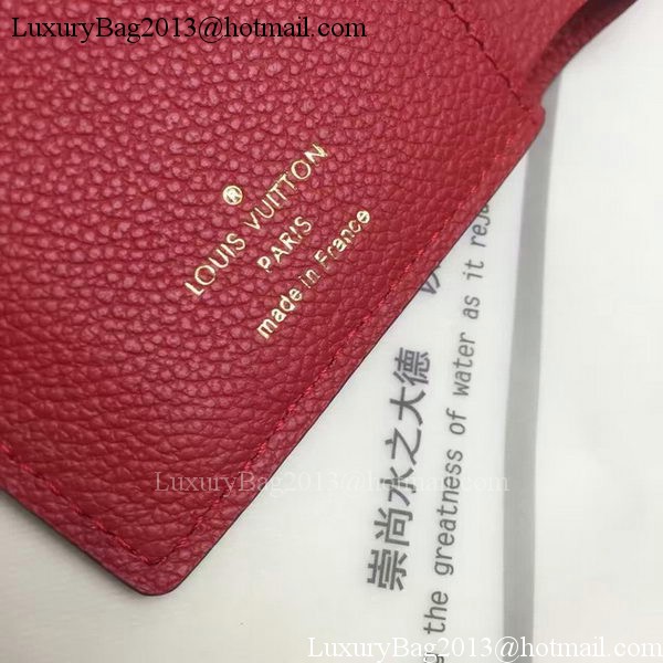 Louis Vuitton Monogram Empreinte COMPACT CURIEUSE WALLET M60568 Red Louis Vuitton Monogram Empreinte COMPACT CURIEUSE WALLET M60568 Red