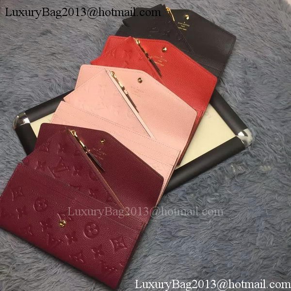 Louis Vuitton Monogram Empreinte WALLET M60565 Pink Louis Vuitton Monogram Empreinte WALLET M60565 Pink