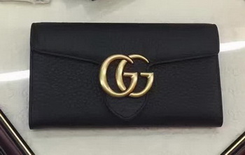 Gucci GG Marmont Continental Wallet 400586 Black Gucci GG Marmont Continental Wallet 400586 Black