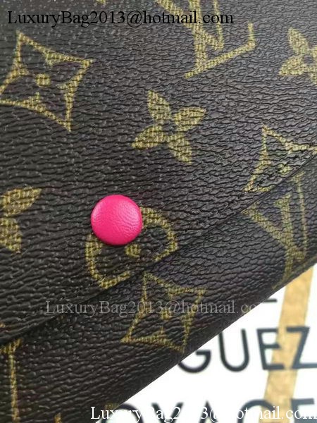 Louis Vuitton Monogram Canvas Emilie Wallet M60696 Rose Louis Vuitton Monogram Canvas Emilie Wallet M60696 Rose