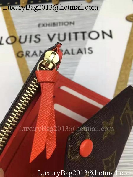Louis Vuitton Monogram Canvas Victorine Wallet M62360 Orange Louis Vuitton Monogram Canvas Victorine Wallet M62360 Orange