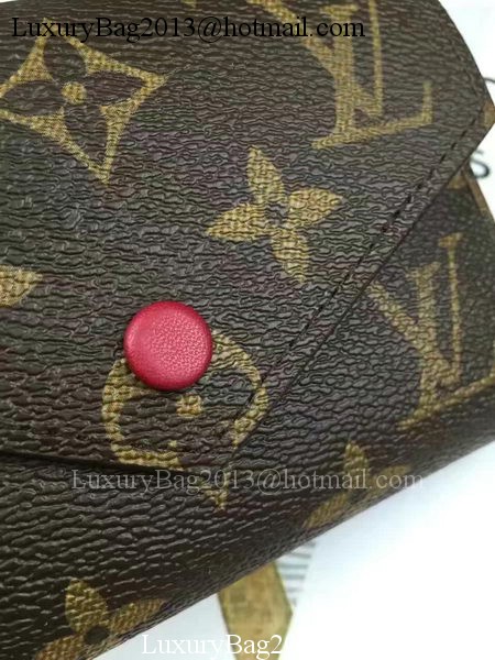 Louis Vuitton Monogram Canvas Victorine Wallet M62360 Wine Louis Vuitton Monogram Canvas Victorine Wallet M62360 Wine