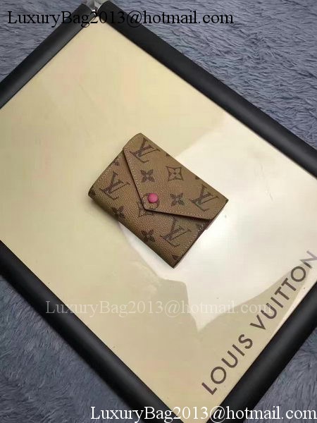 Louis Vuitton Victorine Wallet Monogram Canvas M62360 Rose Louis Vuitton Victorine Wallet Monogram Canvas M62360 Rose
