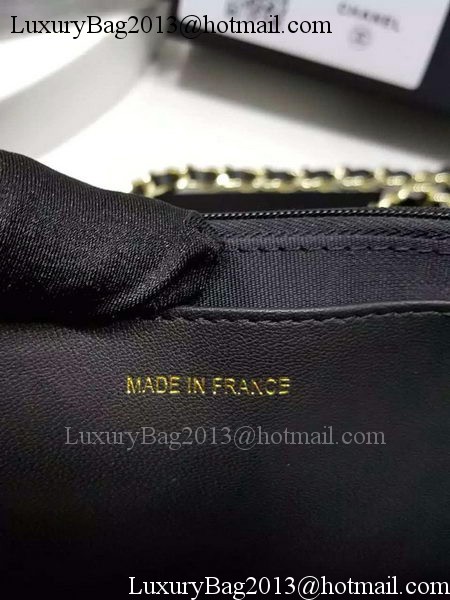 Chanel Original Sheepskin Leather Bi-Fold Wallet A32257 Black Chanel Original Sheepskin Leather Bi-Fold Wallet A32257 Black