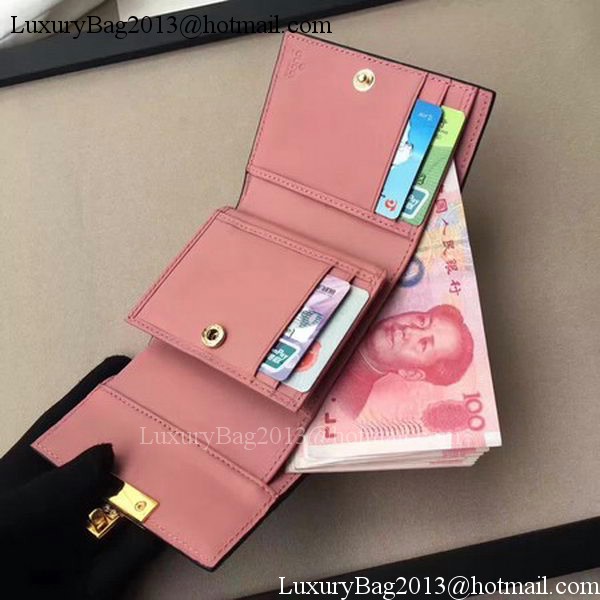 Gucci Signature Leather Padlock Wallet 453155 Pink Gucci Signature Leather Padlock Wallet 453155 Pink