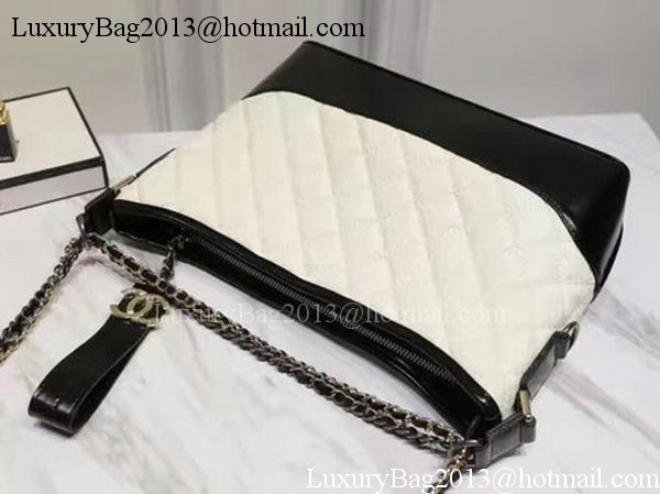 Chanel Medium Shoulder Bag Sheepskin Leather A93826 White Chanel Medium Shoulder Bag Sheepskin Leather A93826 White