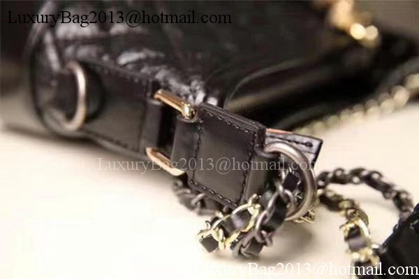 Chanel Small Shoulder Bag Sheepskin Leather A93825 Black Chanel Small Shoulder Bag Sheepskin Leather A93825 Black