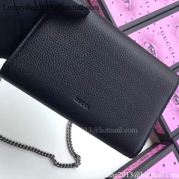 Gucci Dionysus Leather mini Chain Bag 401231 Black Gucci Dionysus Leather mini Chain Bag 401231 Black