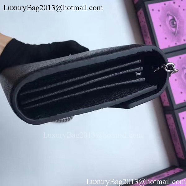 Gucci Dionysus Leather mini Chain Bag 401231 Black Gucci Dionysus Leather mini Chain Bag 401231 Black