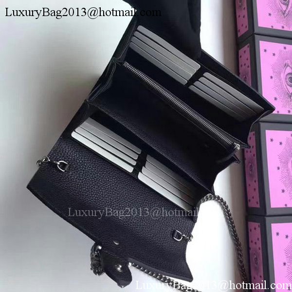 Gucci Dionysus Leather mini Chain Bag 401231 Black Gucci Dionysus Leather mini Chain Bag 401231 Black