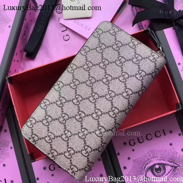 Gucci Snake print GG Supreme Zip Around Wallet 451273 Red Gucci Snake print GG Supreme Zip Around Wallet 451273 Red