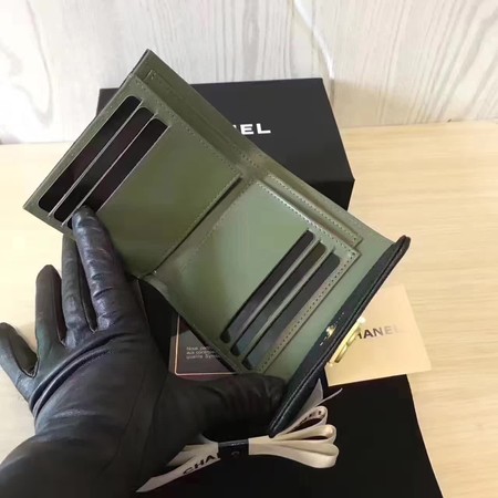 Boy Chanel Matelasse Bi-Fold Wallet Cannage Pattern CHA5261 Black Boy Chanel Matelasse Bi-Fold Wallet Cannage Pattern CHA5261 Black