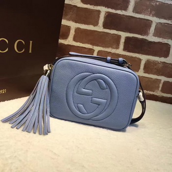 Gucci Soho Metallic Leather Disco Bag 308364 Blue Gucci Soho Metallic Leather Disco Bag 308364 Blue