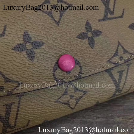 Louis Vuitton Monogram Canvas EMILIE WALLET M60697 Rose Louis Vuitton Monogram Canvas EMILIE WALLET M60697 Rose
