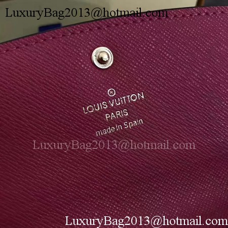 Louis Vuitton Monogram Canvas EMILIE WALLET M60697 Rose Louis Vuitton Monogram Canvas EMILIE WALLET M60697 Rose