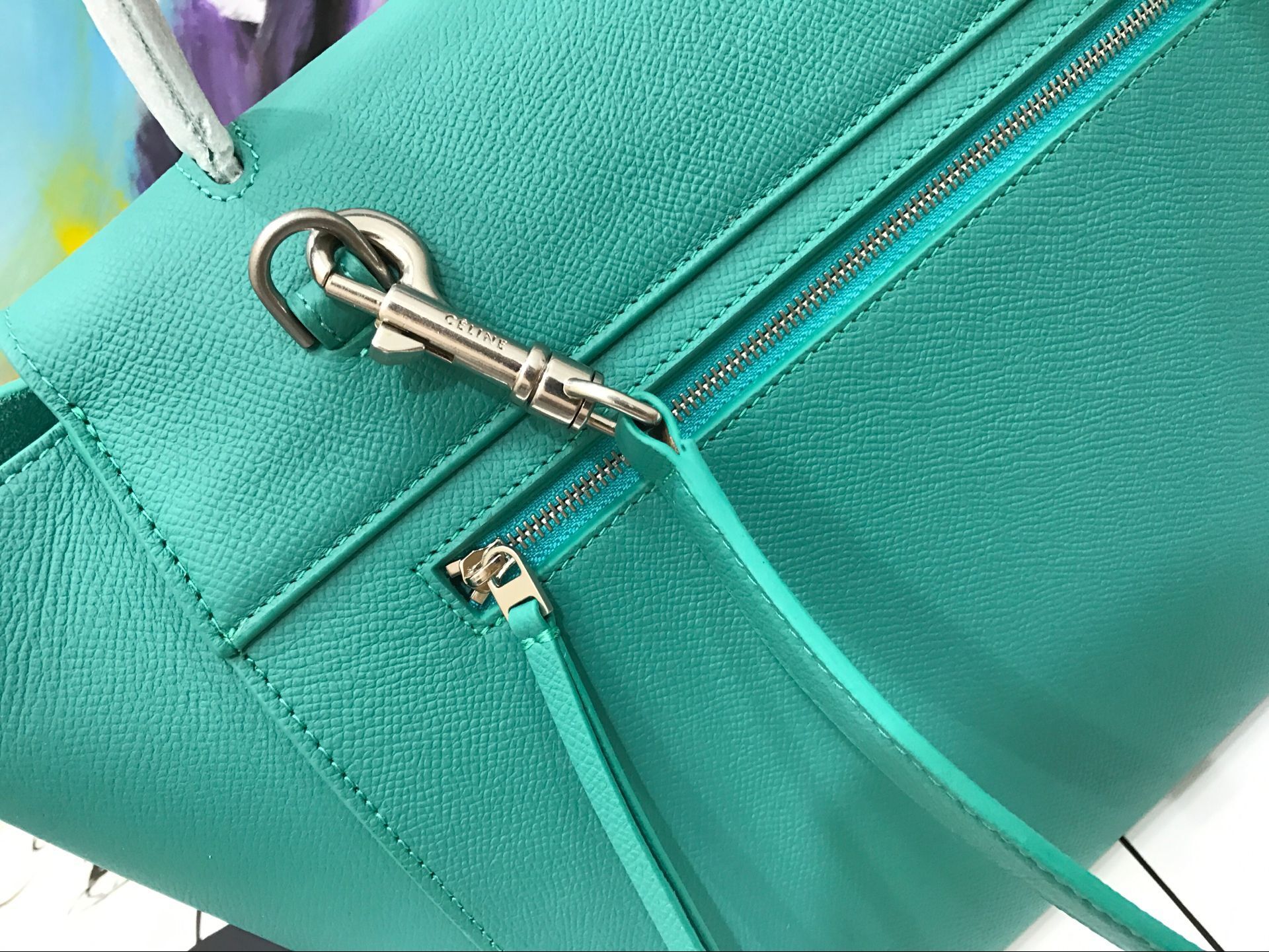 Celine Belt Bag Original Leather C98312 Green Celine Belt Bag Original Leather C98312 Green