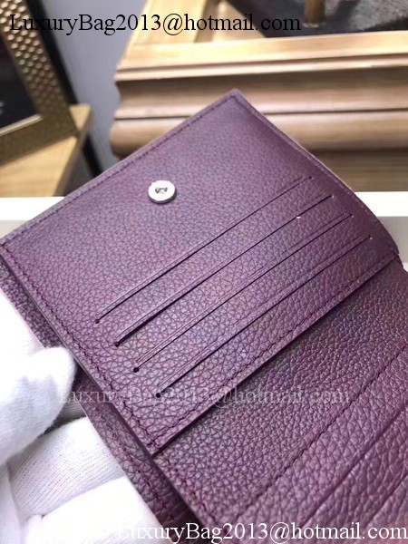 Louis Vuitton Calf Leather LOCKME II COMPACT WALLET M64309 Wine Louis Vuitton Calf Leather LOCKME II COMPACT WALLET M64309 Wine