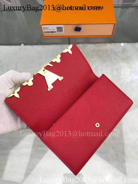 Louis Vuitton CRUISE 2017 CAPUCINES WALLET M64551 Red Louis Vuitton CRUISE 2017 CAPUCINES WALLET M64551 Red