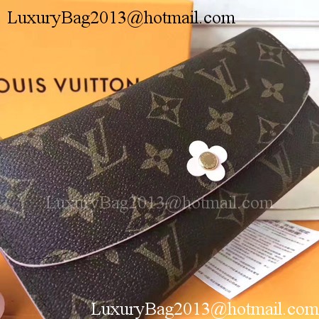 Louis Vuitton Monogram Canvas EMILIE WALLET M64202 Louis Vuitton Monogram Canvas EMILIE WALLET M64202