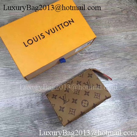 Louis Vuitton Monogram Canvas TOILETRY POUCH 15 M47546 Brown Louis Vuitton Monogram Canvas TOILETRY POUCH 15 M47546 Brown