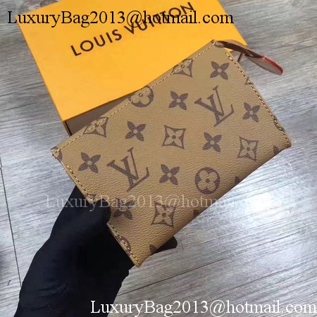 Louis Vuitton Monogram Canvas TOILETRY POUCH 15 M47546 Brown Louis Vuitton Monogram Canvas TOILETRY POUCH 15 M47546 Brown