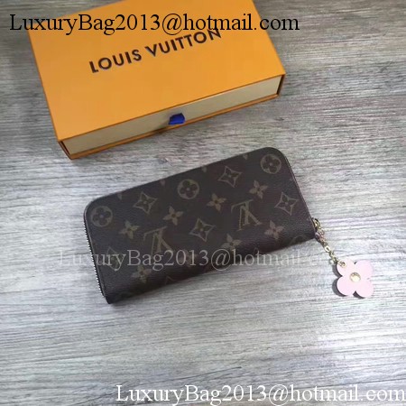 Louis Vuitton Monogram Canvas CLEMENCE WALLET M64201 Pink Louis Vuitton Monogram Canvas CLEMENCE WALLET M64201 Pink