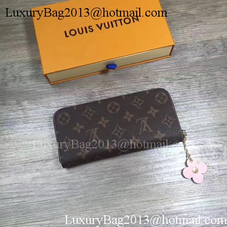 Louis Vuitton Monogram Canvas CLEMENCE WALLET M64201 Rose Louis Vuitton Monogram Canvas CLEMENCE WALLET M64201 Rose