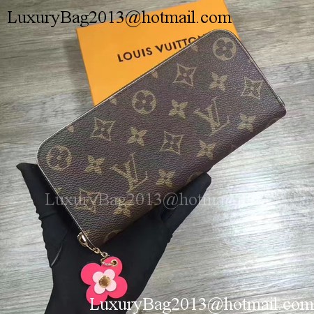 Louis Vuitton Monogram Canvas CLEMENCE WALLET M64201 Rose Louis Vuitton Monogram Canvas CLEMENCE WALLET M64201 Rose